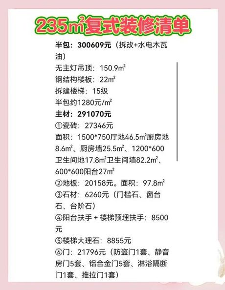 复式楼装修要多少钱
