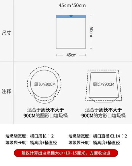 垃圾袋规格，垃圾袋规格大全，如何选择适合自己的垃圾袋规格？