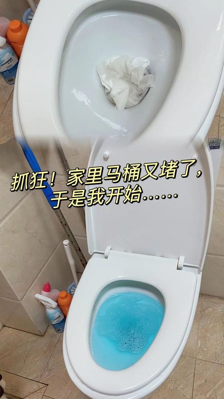 马桶被卫生纸堵了怎么办