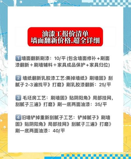 墙面翻新要多少钱
