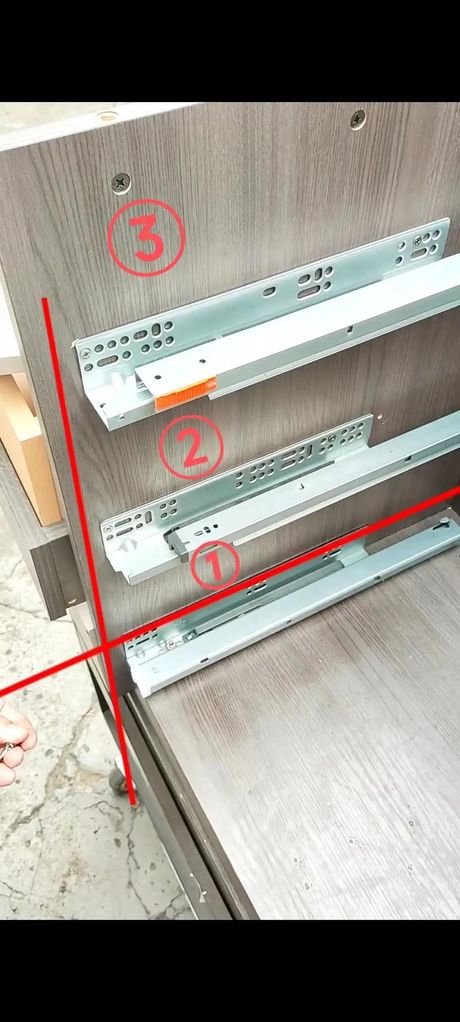 抽屉滑轨拆卸方法