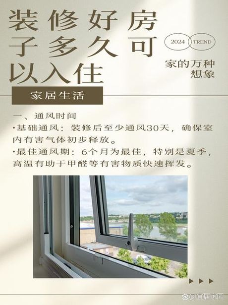 新房子装修后多久可以入住