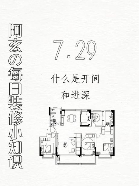 开间和进深怎么区分