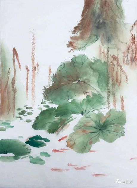 用笔墨绘就的美丽：油墨画艺术
