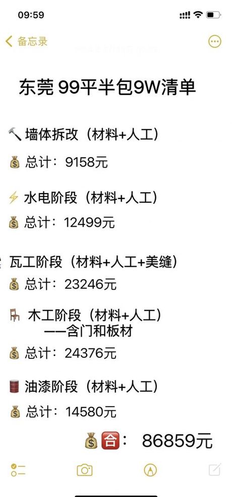 装修99平米多少钱，装修99平米房子预算