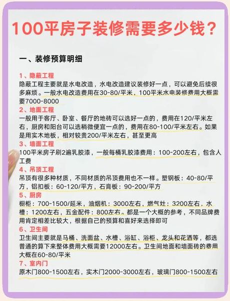 100平装修需要多久，100平装修工期全解析
