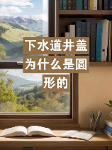 下水道的盖子为什么是圆的，下水道盖子为什么是圆形的