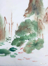 用笔墨绘就的美丽：油墨画艺术